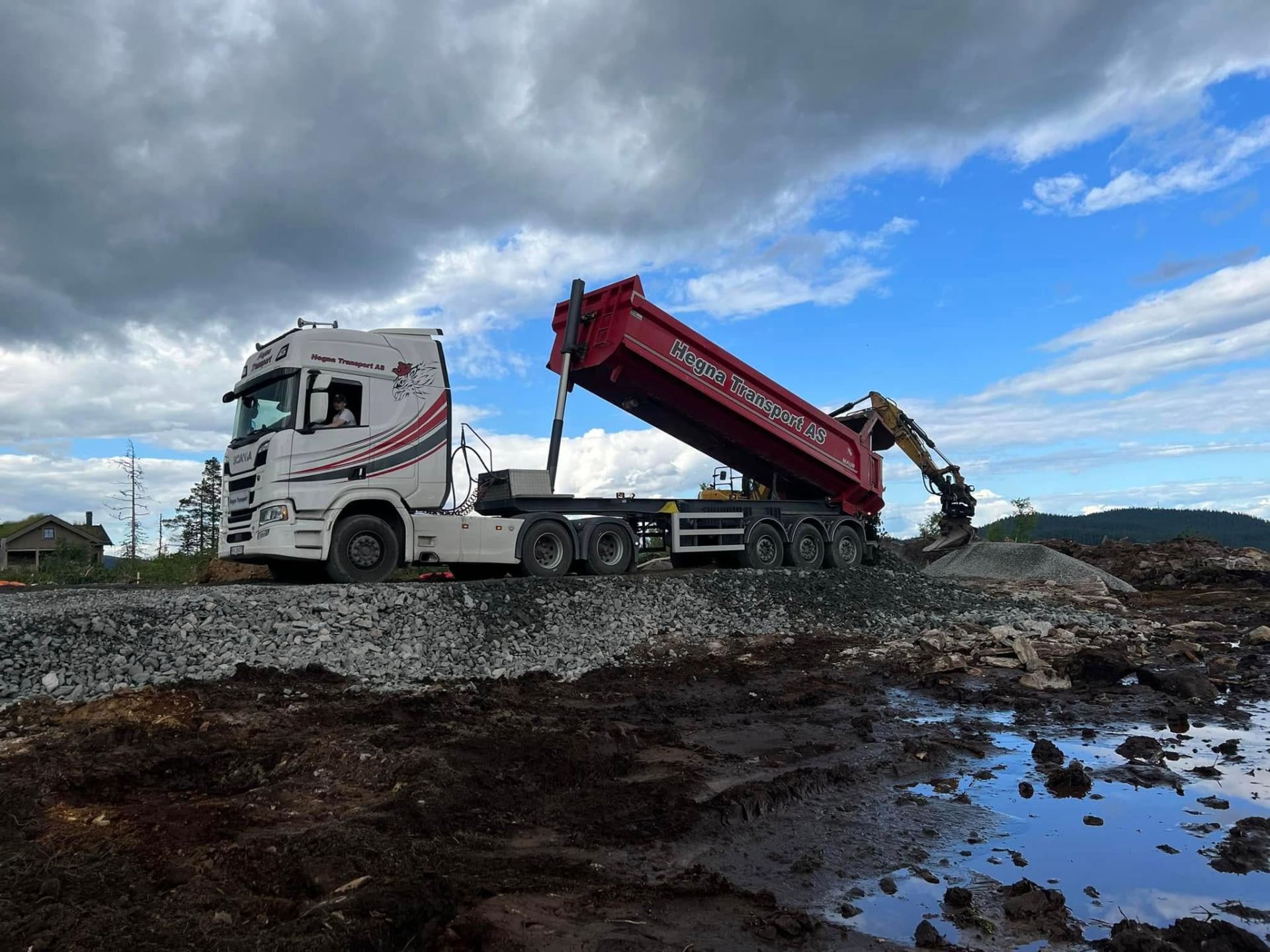 Scania tipper masse